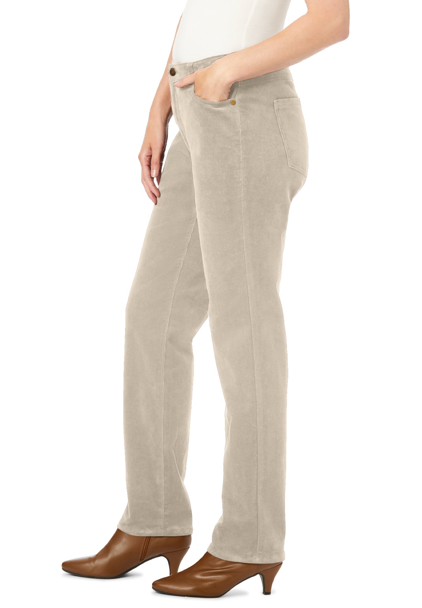 Corduroy Bootcut Jeans image number 2