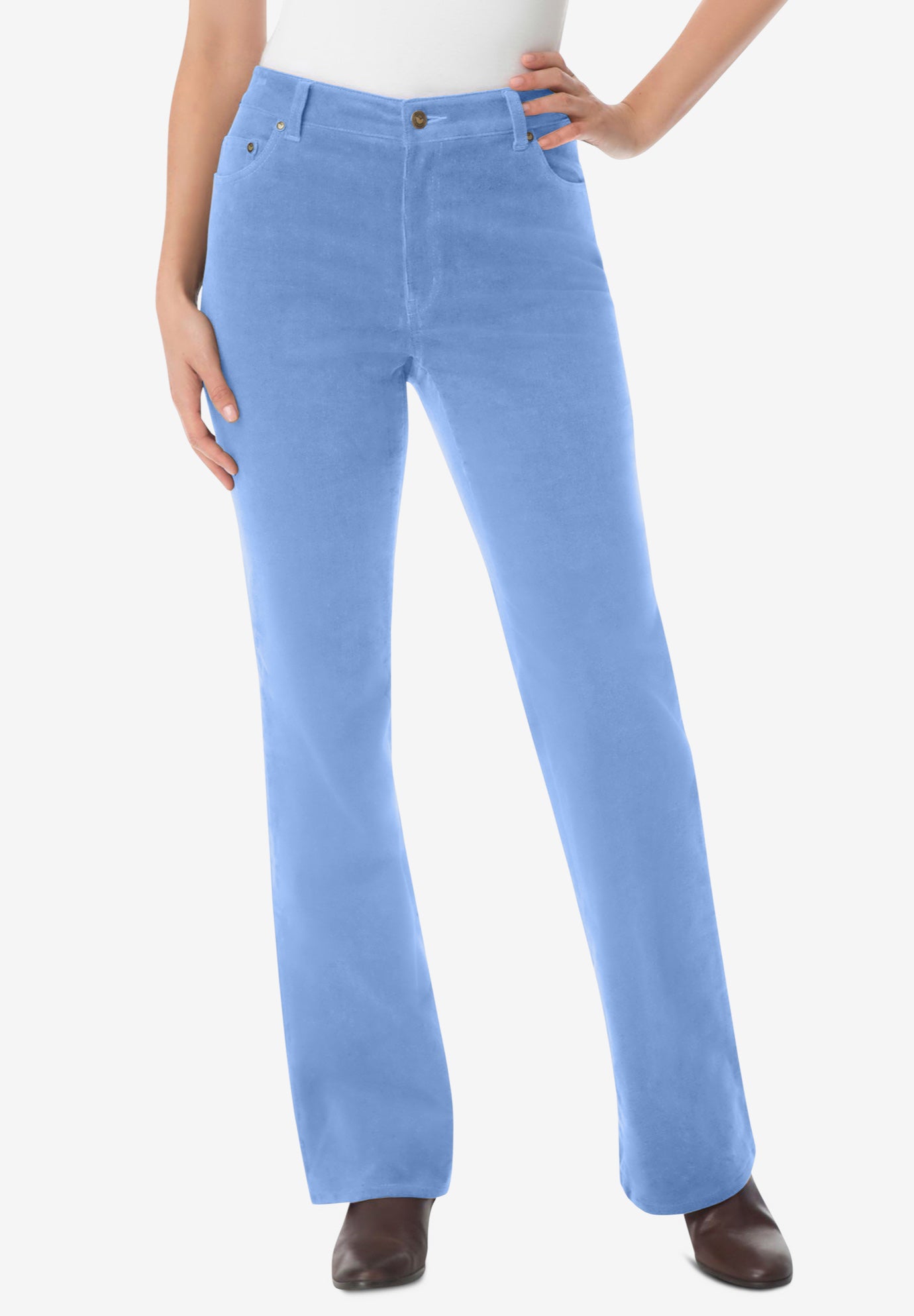 Stretch Corduroy Bootcut Jean image number 0