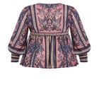 Serene Long Sleeve Placement Top image number 5