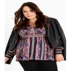 Serene Long Sleeve Placement Top image number 0