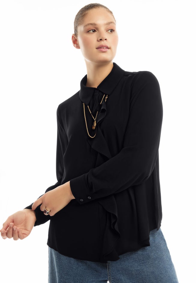 Ruffled Georgette Blouse image number 3