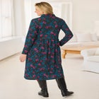 Snap-Front Thermal Shirtdress image number null