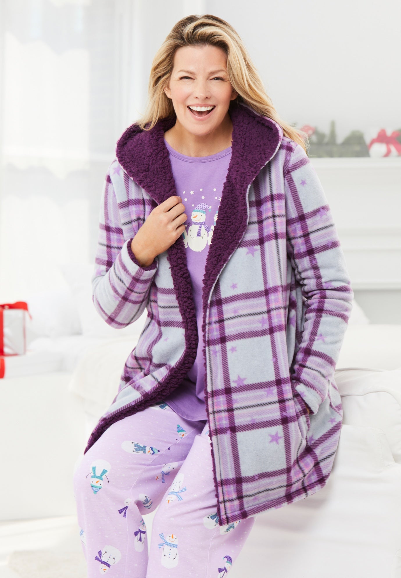 Dreams & Co.® Reversible Bed Jacket image number 4