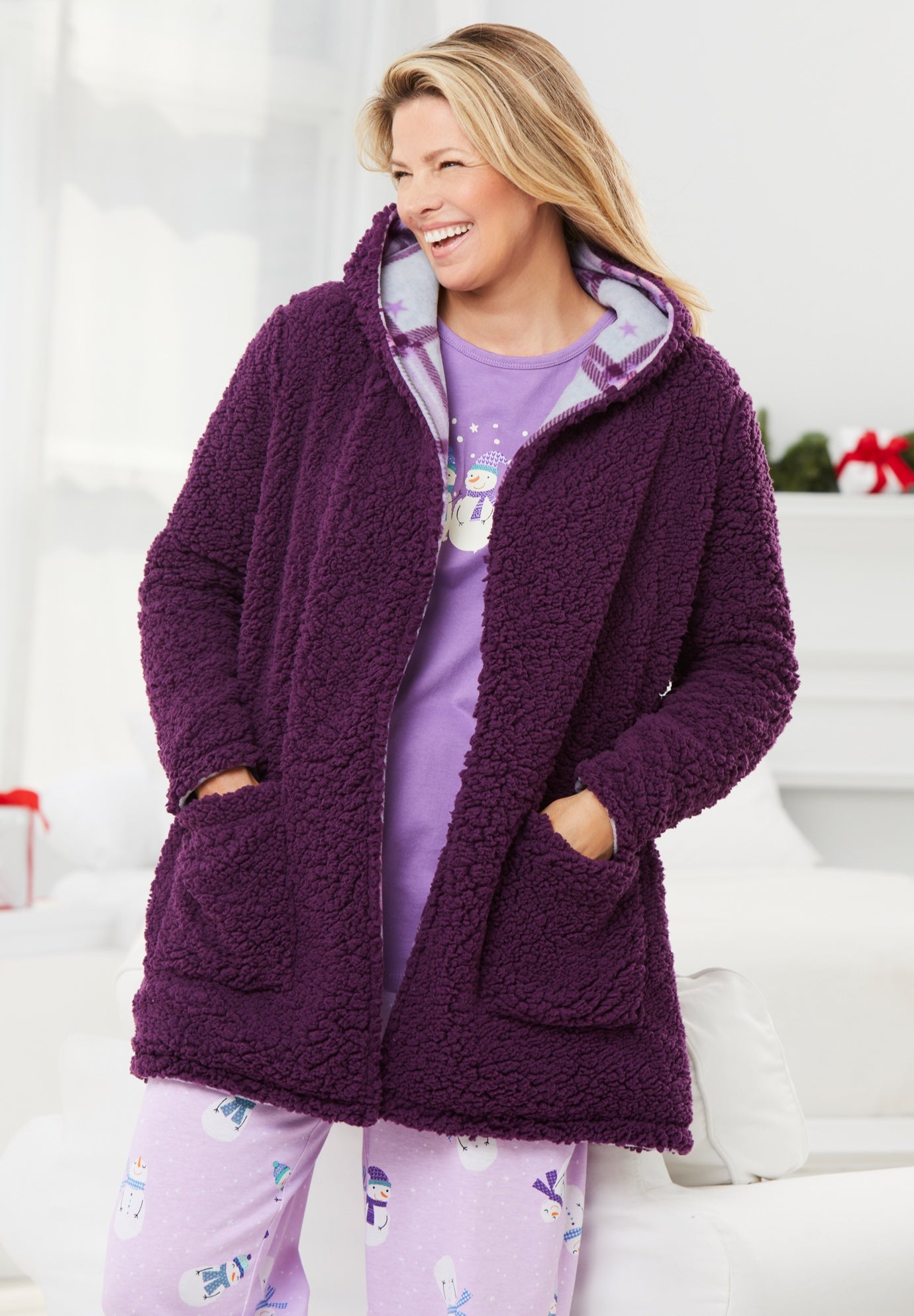 Dreams & Co.® Reversible Bed Jacket image number 5