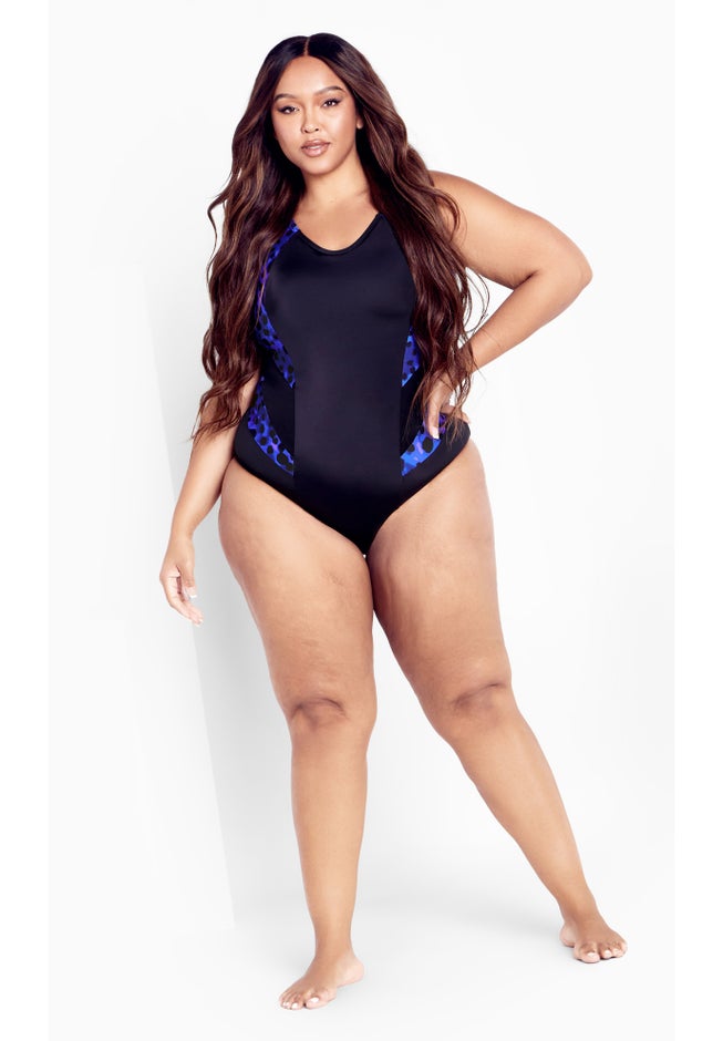 Tia Spliced Print 1 Piece image number 4