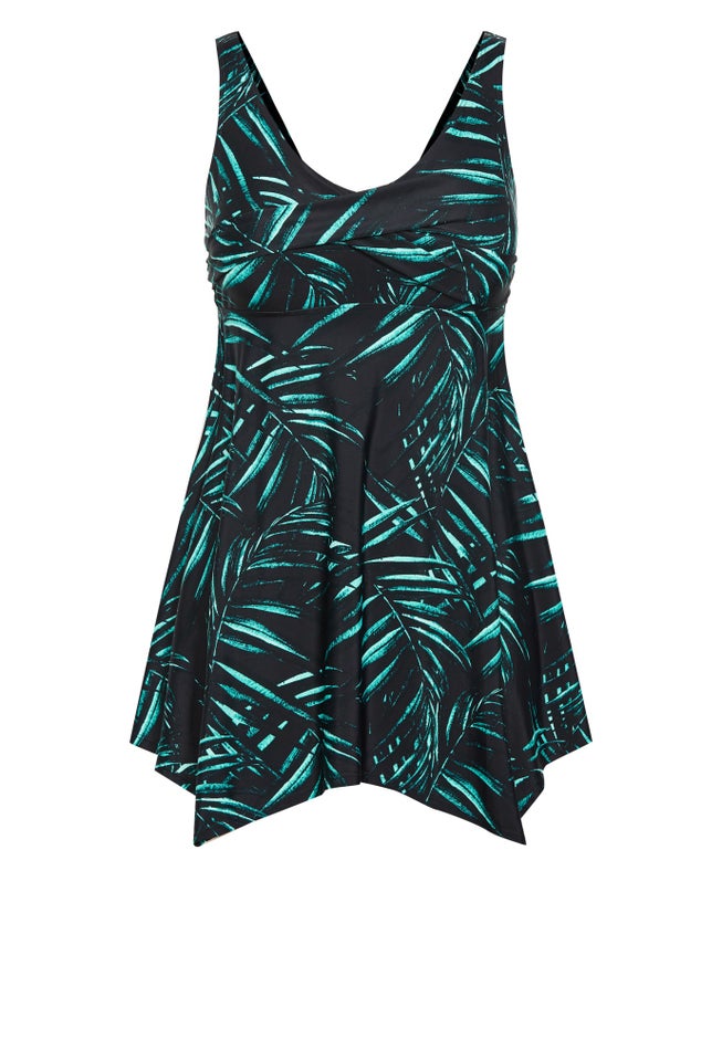 Icon Print Swimdress image number null