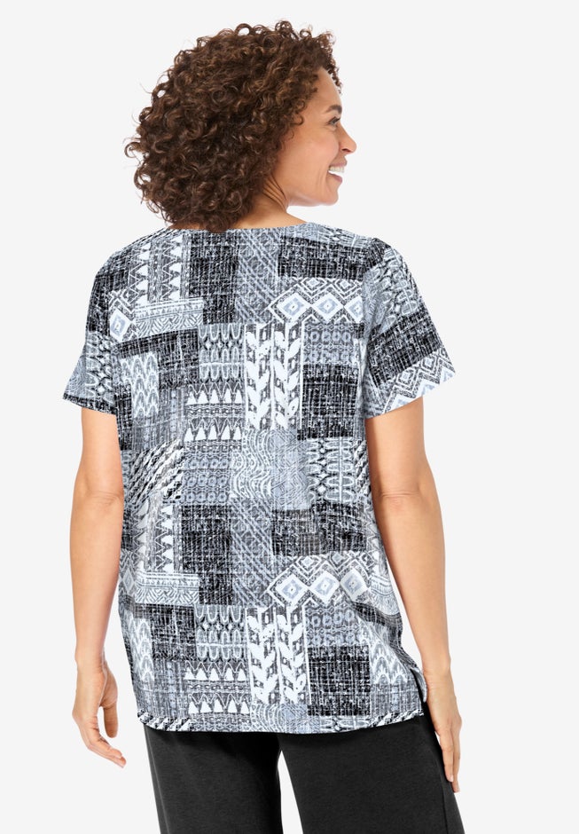 7-Day Notch-Neck Tunic image number 1