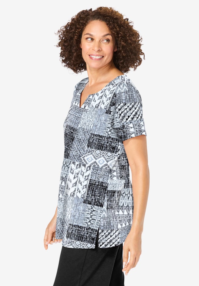 7-Day Notch-Neck Tunic image number 2