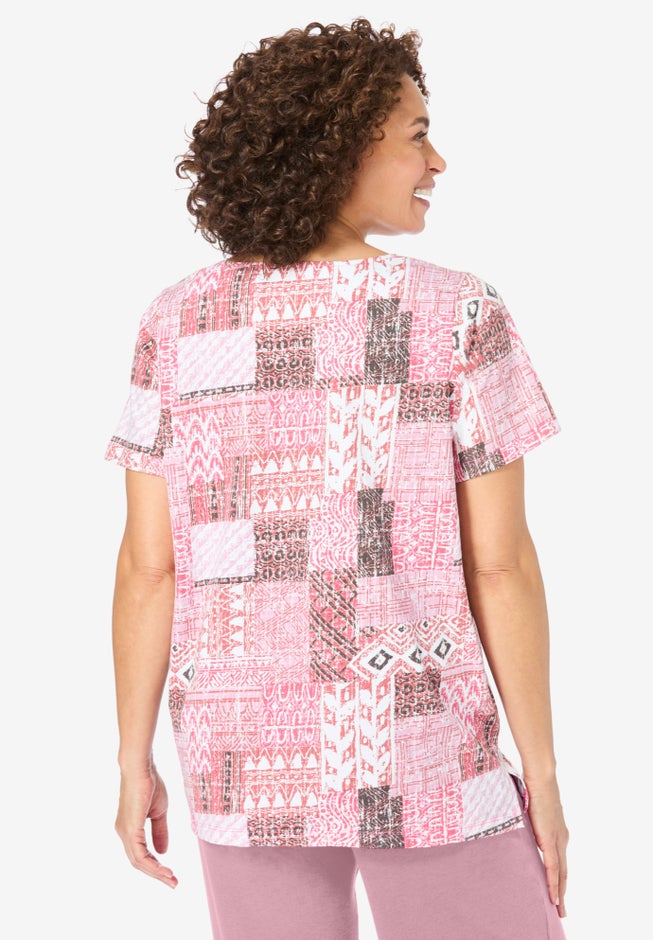 7-Day Notch-Neck Tunic image number 1