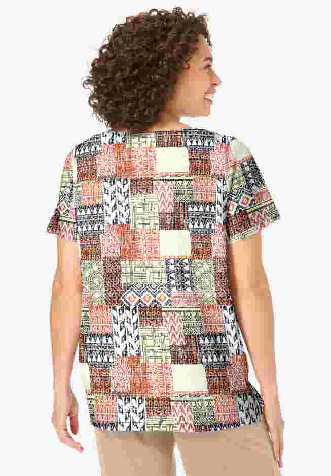 7-Day Notch-Neck Tunic image number 1