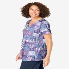 7-Day Notch-Neck Tunic image number null