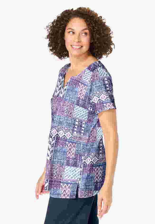7-Day Notch-Neck Tunic image number 2