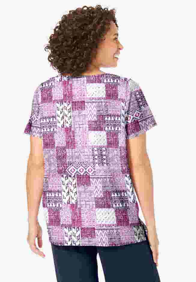 7-Day Notch-Neck Tunic image number 1