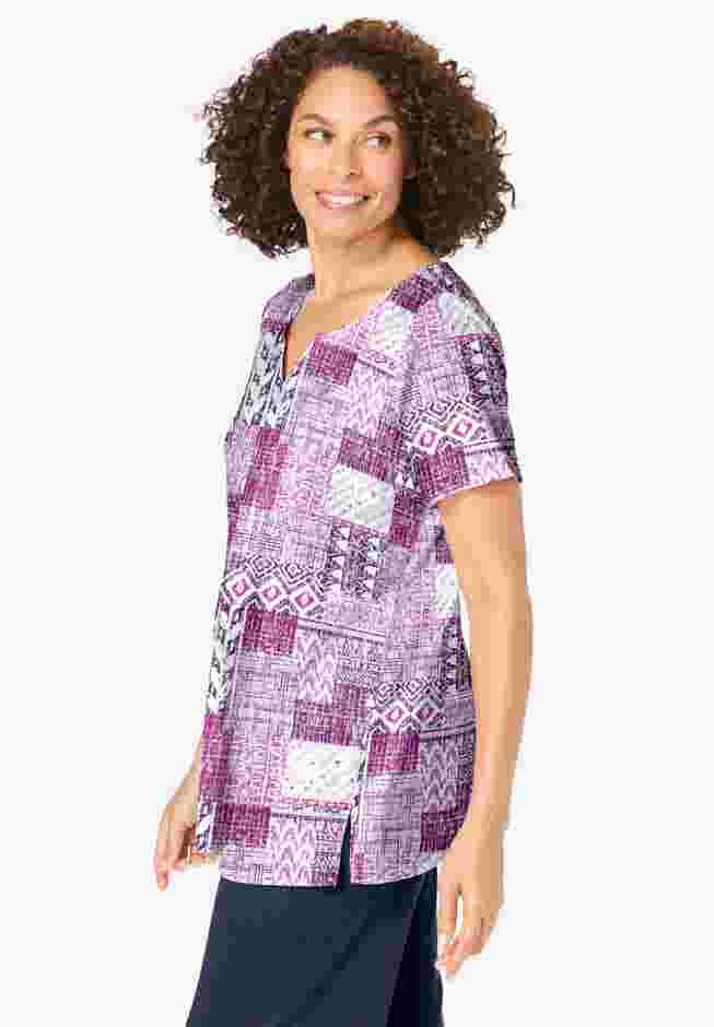 7-Day Notch-Neck Tunic image number 2
