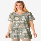 7-Day Notch-Neck Tunic image number null