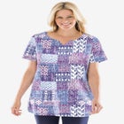 7-Day Notch-Neck Tunic image number null