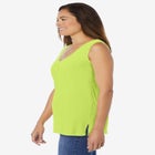 Perfect Sleeveless Shirred V-Neck Tunic image number null
