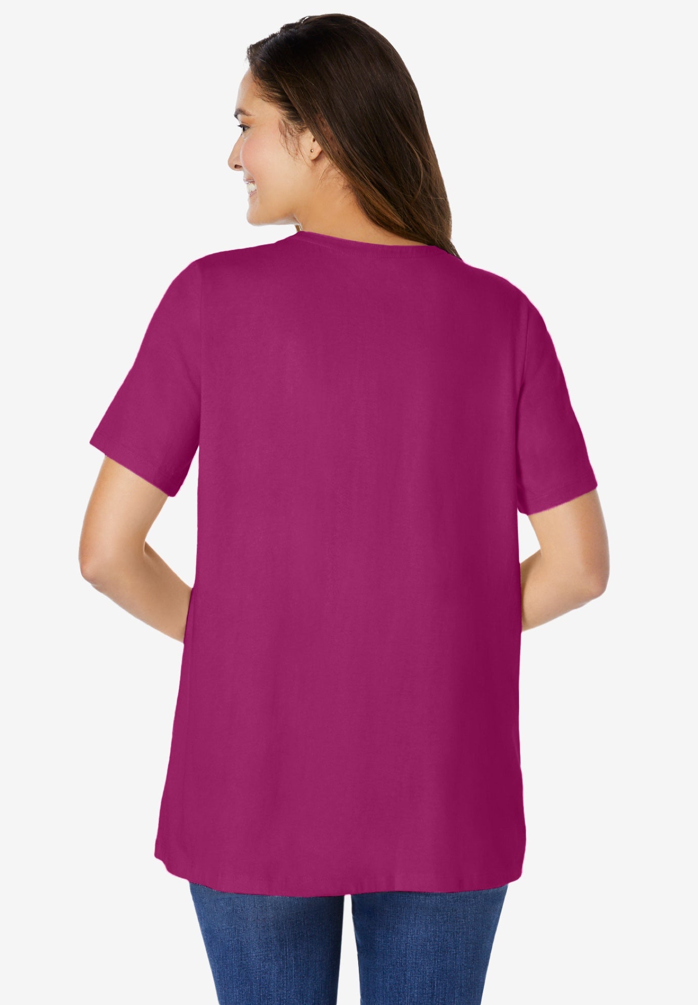 Eyelet Henley Tee image number 1