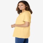 Eyelet Henley Tee image number null