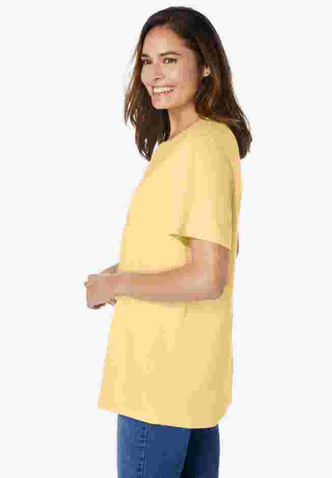 Eyelet Henley Tee image number 2
