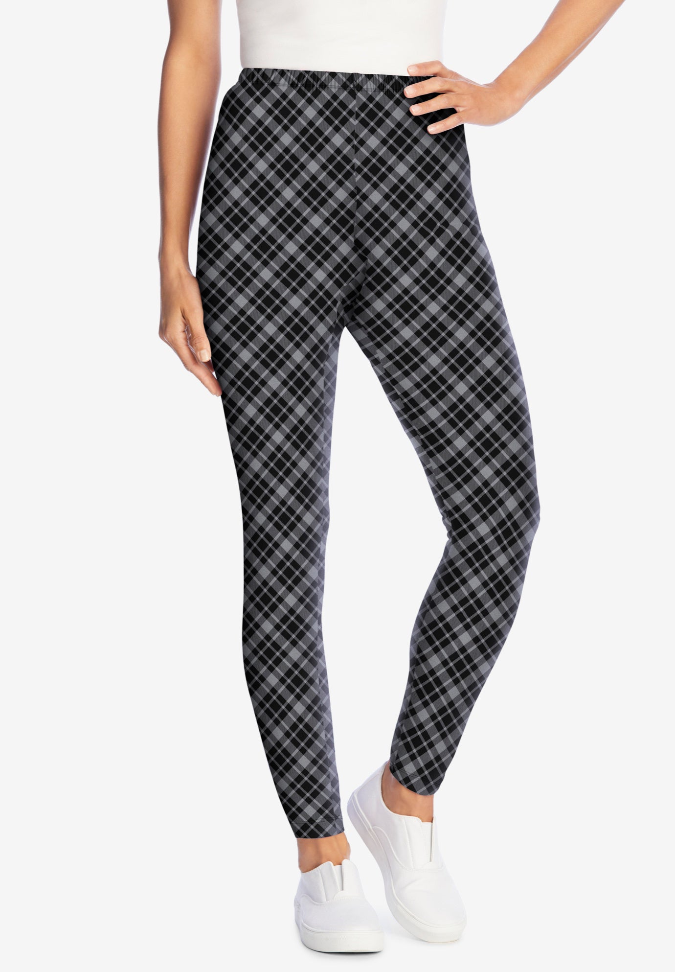 Stretch Cotton Cozy Legging image number 0