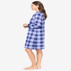 Thermal Henley Sleepshirt  image number null