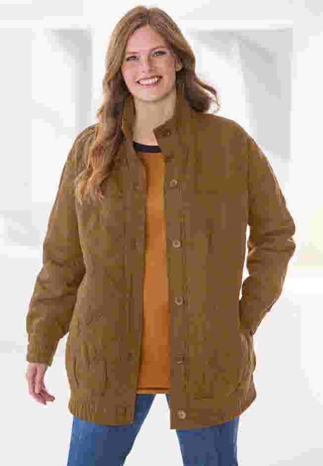 Quilted Easy Fleece Jacket image number 4