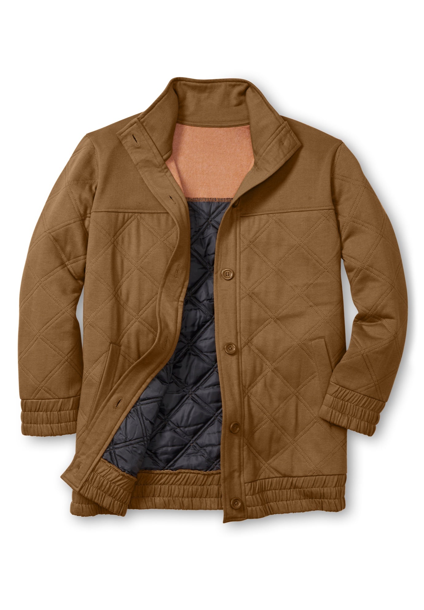 Quilted Easy Fleece Jacket image number 5