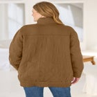 Quilted Easy Fleece Jacket image number null