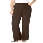 Fineline Stretch Denim Pull-On Bootcut Jeans image number null