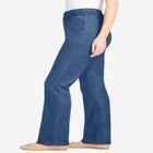 Fineline Stretch Denim Pull-On Bootcut Jeans image number null