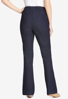 Fineline Stretch Denim Pull-On Bootcut Jeans