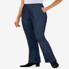 Fineline Stretch Denim Pull-On Bootcut Jeans image number null