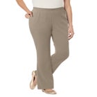 Fineline Stretch Denim Pull-On Bootcut Jeans image number null