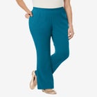 Fineline Stretch Denim Pull-On Bootcut Jeans image number null