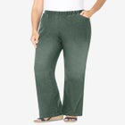 Fineline Stretch Denim Pull-On Bootcut Jeans image number null