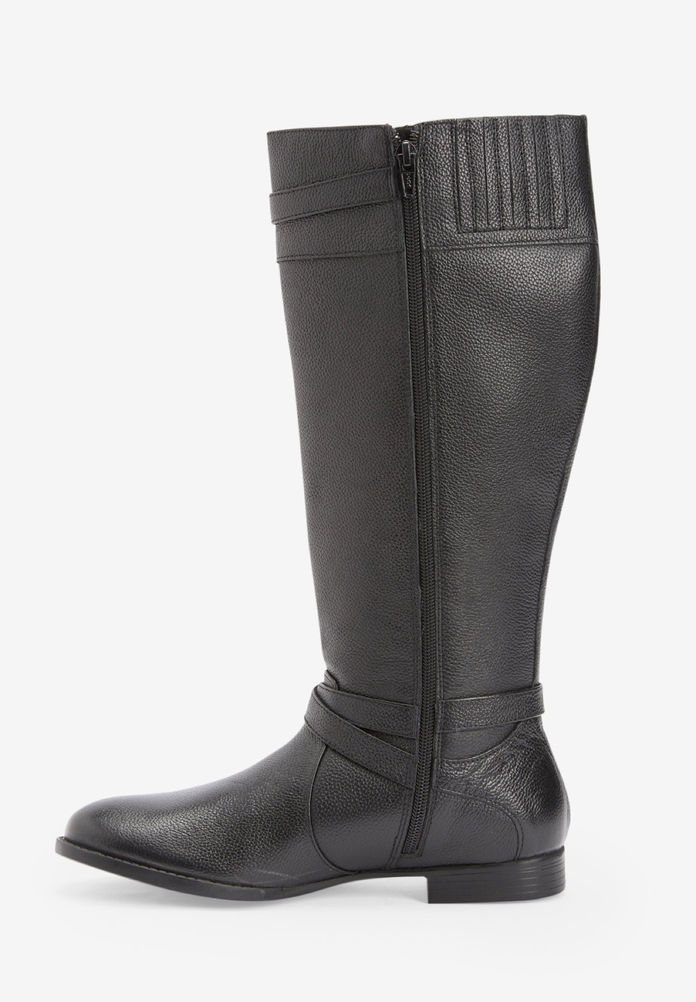 The Janis Tall Regular Calf Leather Boot By Comfortview image number 3