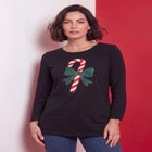 Plus Size Graphic Long Sleeve Tee image number 0