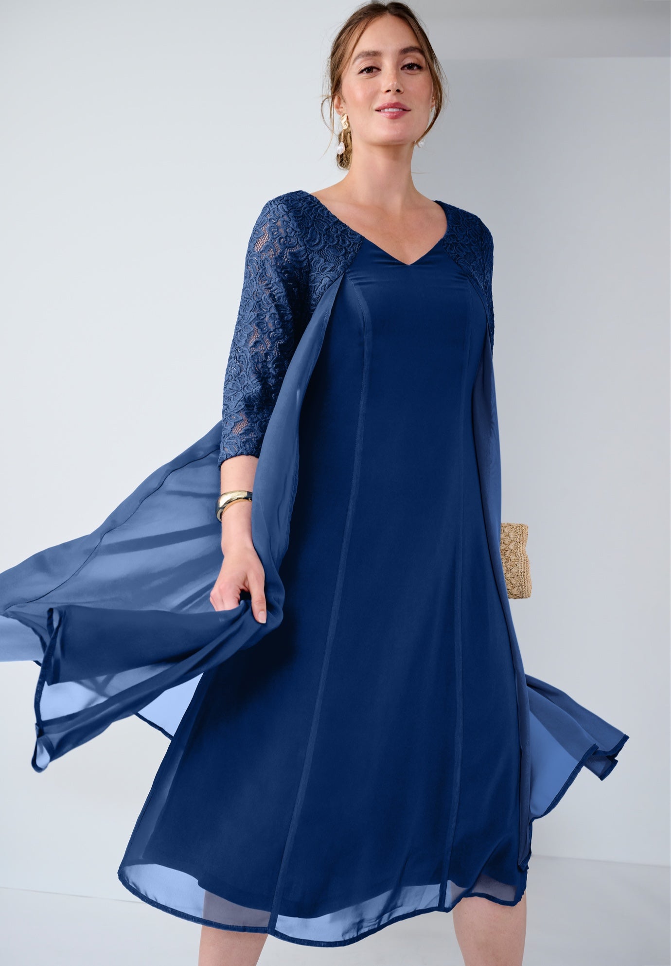  A-Line Lace Overlay image number 0