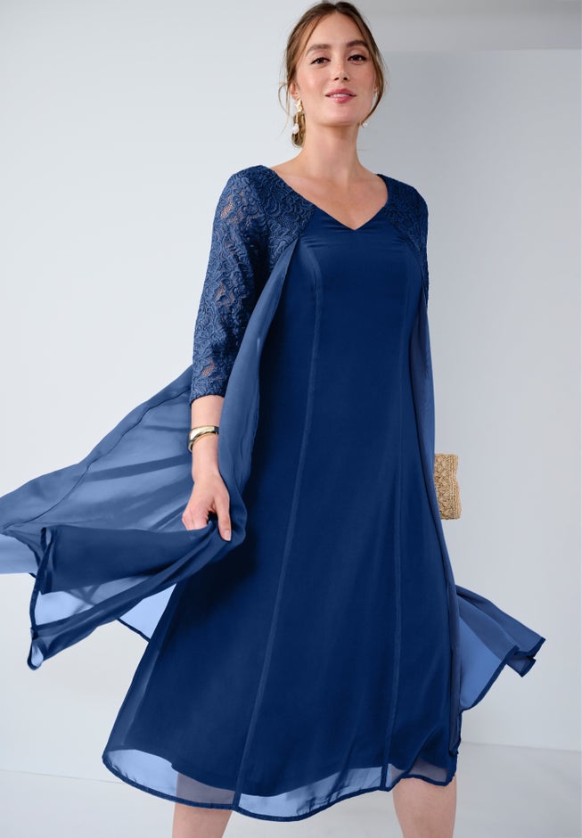  A-Line Lace Overlay image number 0