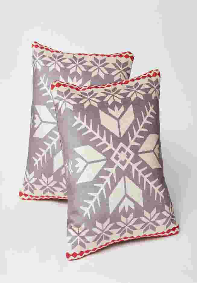 Printed Fall Pillows, Set of 2 image number 0