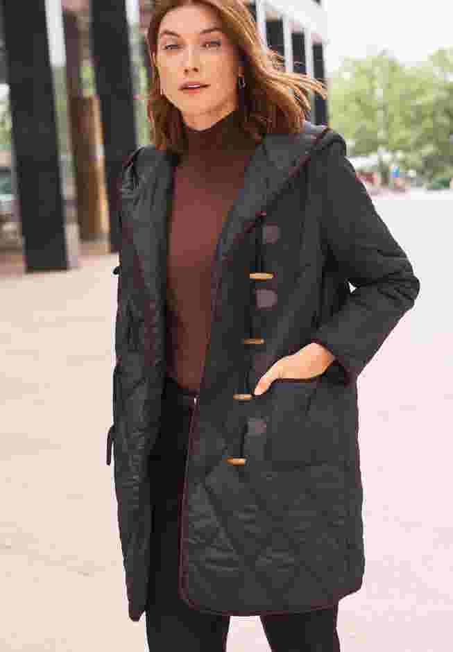 Quilted Toggle Jacket image number 1