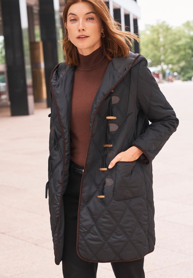 Quilted Toggle Jacket image number 1