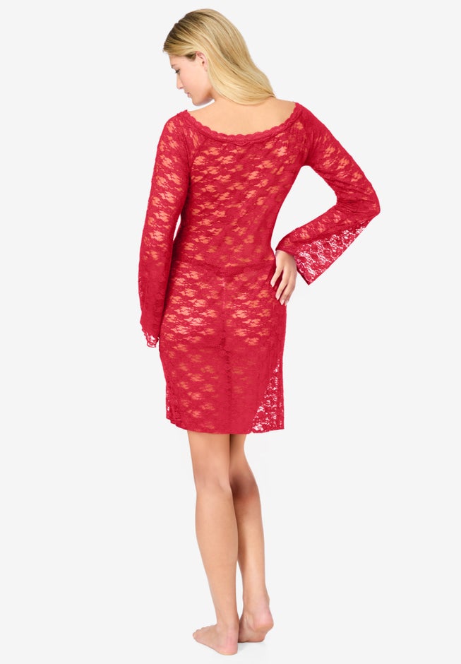 Amoureuse® Long-Sleeve Chemise image number 1