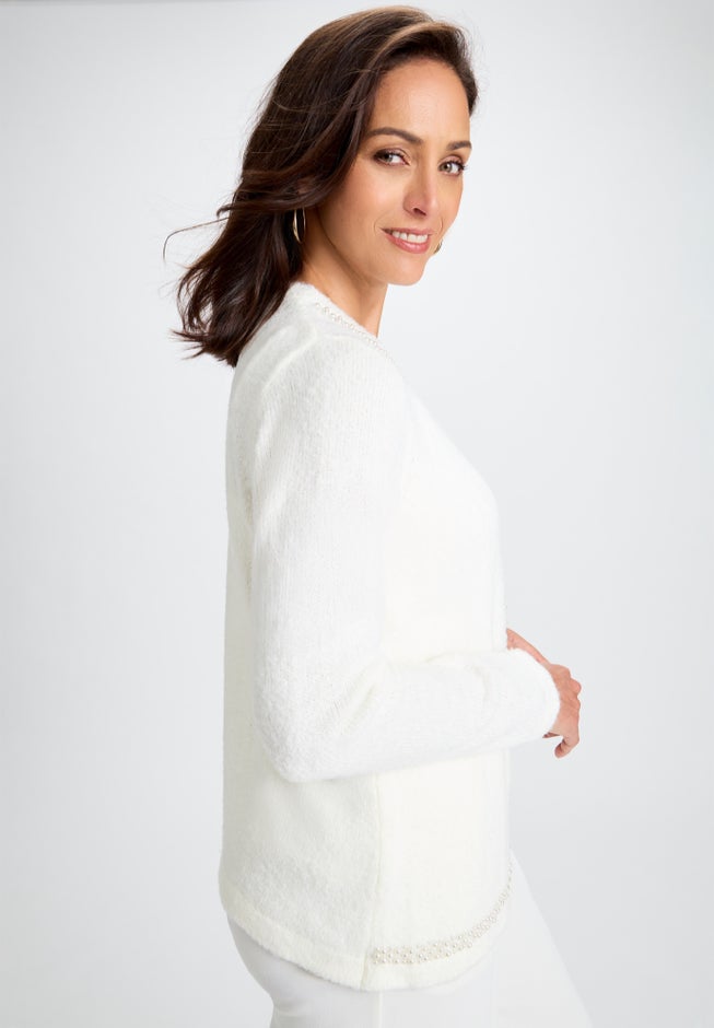 Boucle Pearl Cardigan image number 2