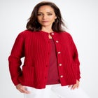 Boxy Stitch Cardigan image number null