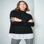 Mixed Media Ponte Top image number null