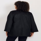 Brushed Wool Cape Coat image number null