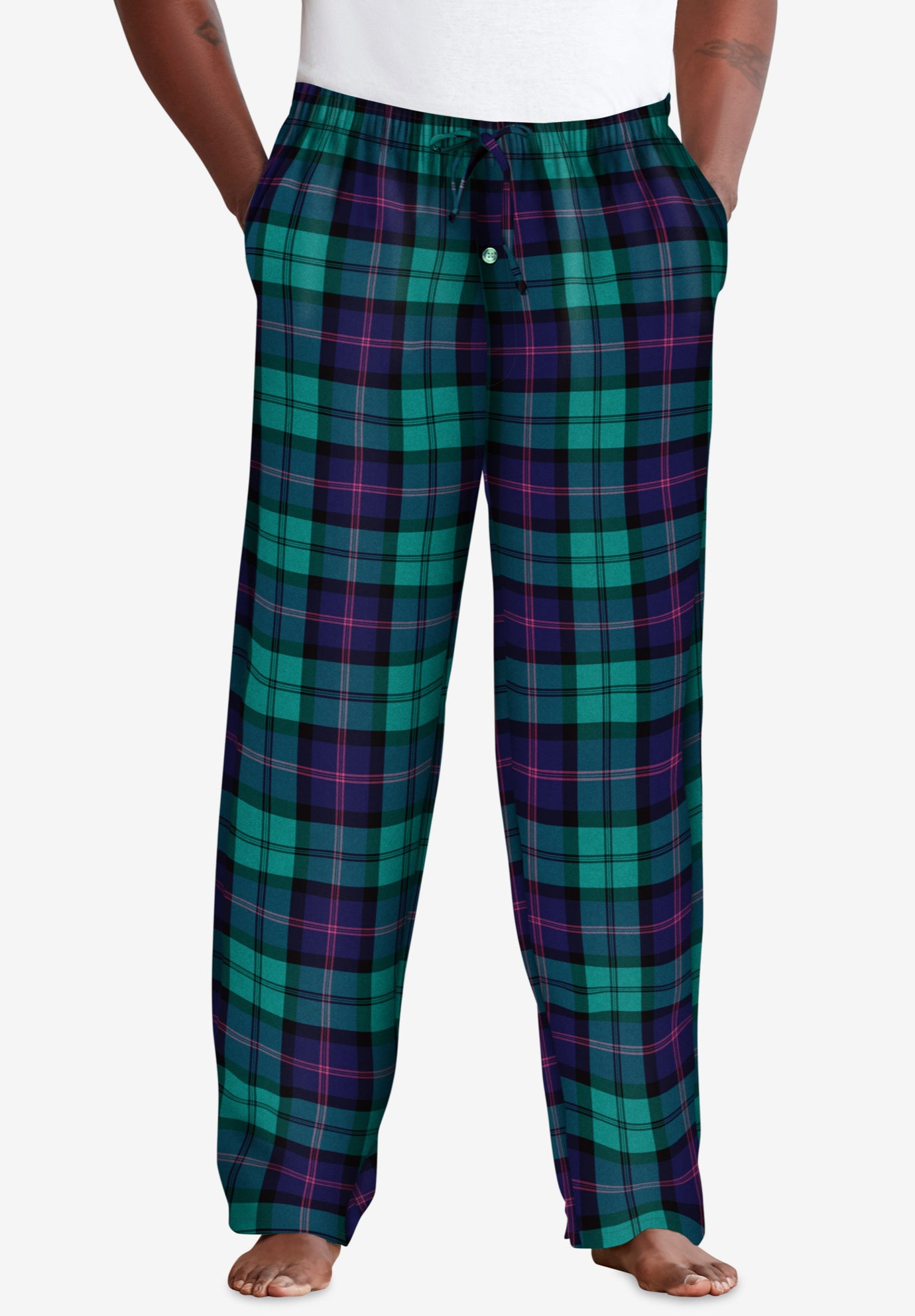 Flannel Plaid Pajama Pants image number 0