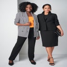 2-Piece Double-Breasted Pantsuit image number null